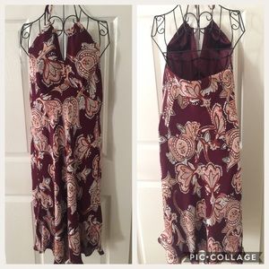 Silk halter dress